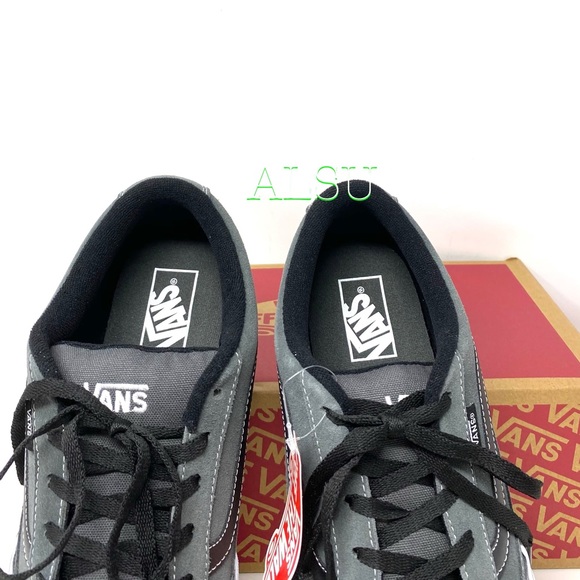 VANS Bearcat Suede Canvas Shoes Men’s Charcoal Grey Size SB Sneakers VN000DT2CWE - Picture 4 of 9